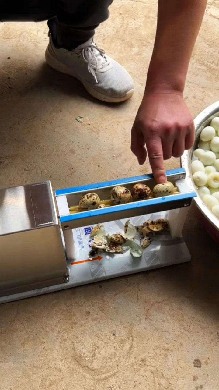 快速剥皮鹌鹑蛋的方法