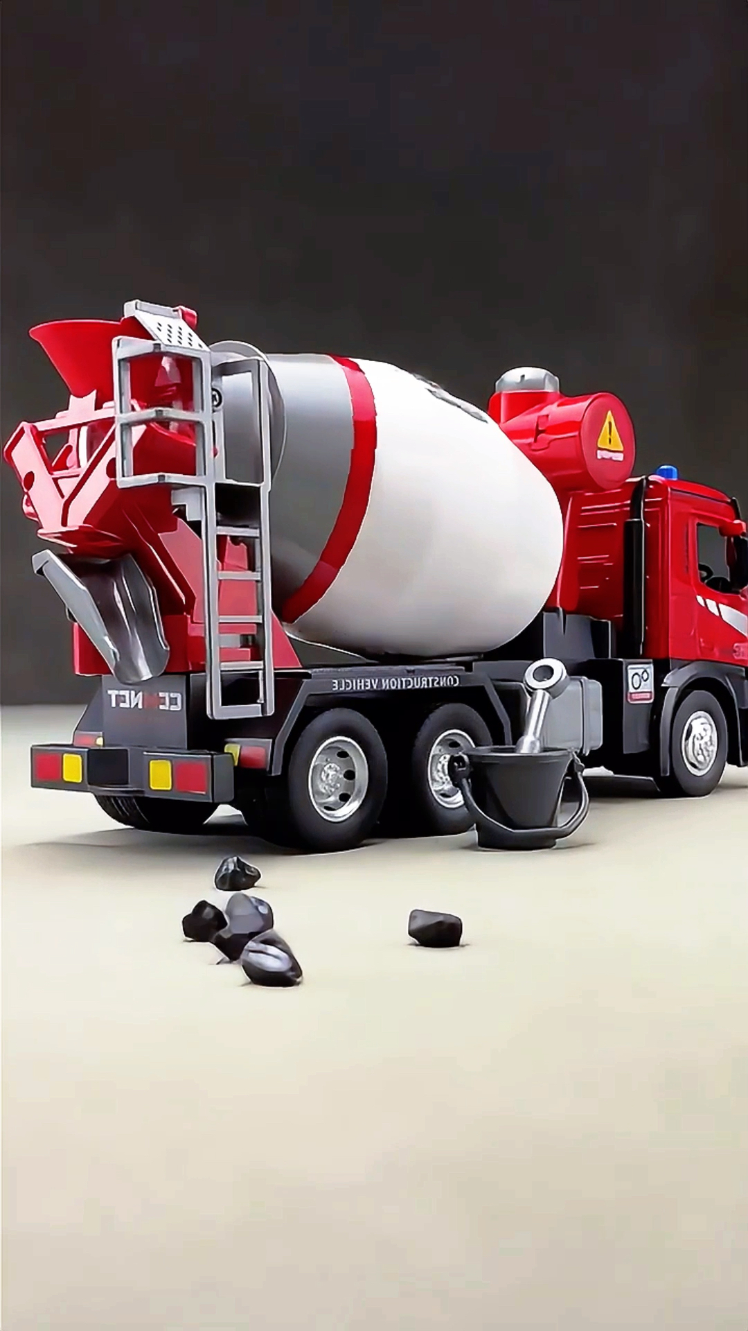 合金电动水泥搅拌车玩具