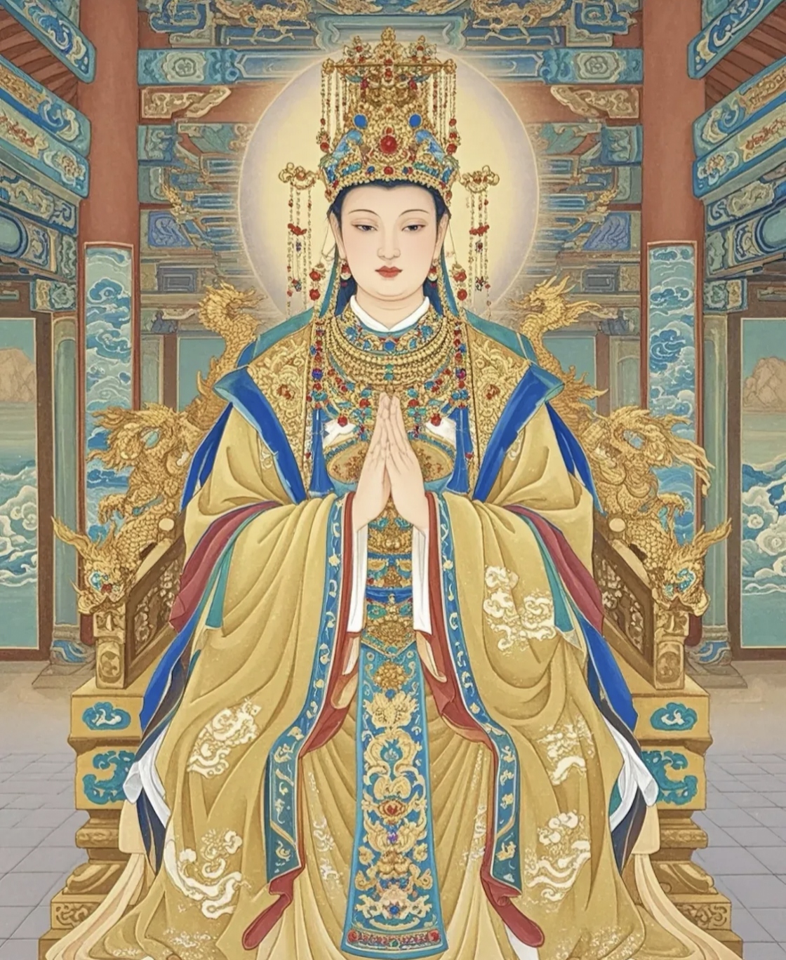 留下一句:妈祖保佑!妈祖会保佑你的