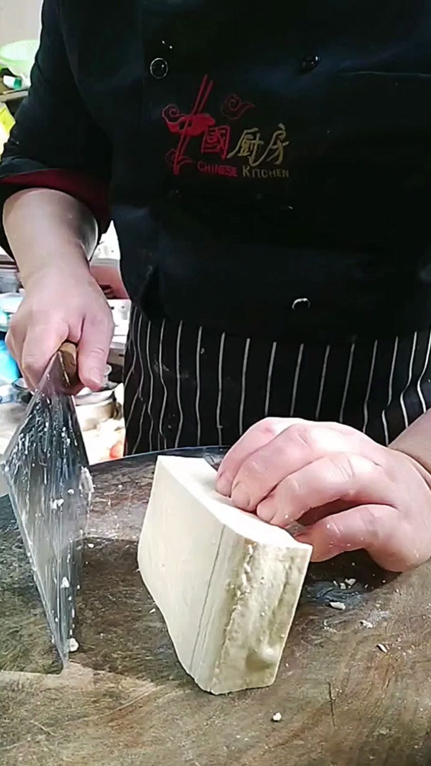 大豆腐的快速切法
