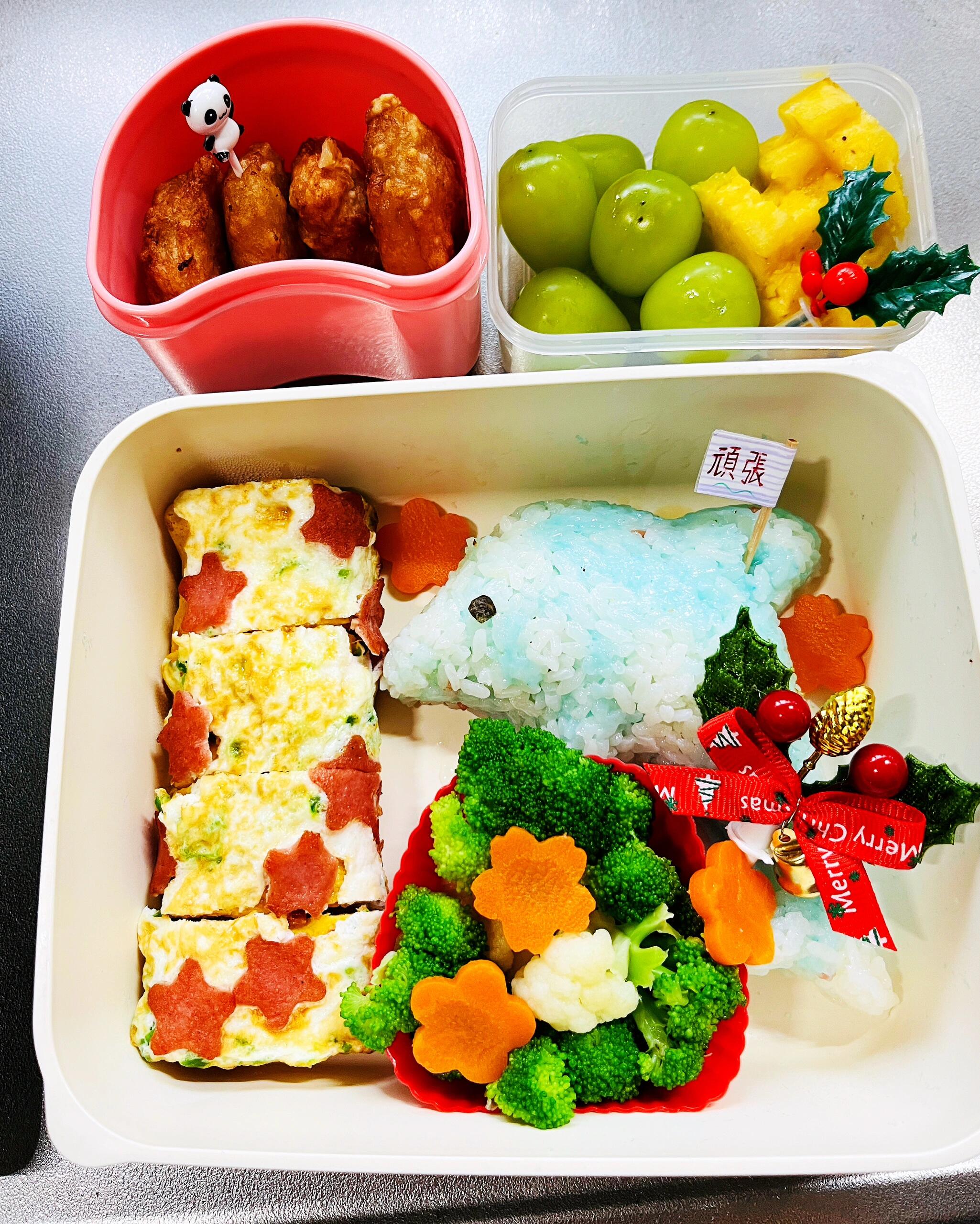 日本小学生运动会便当就是这样的