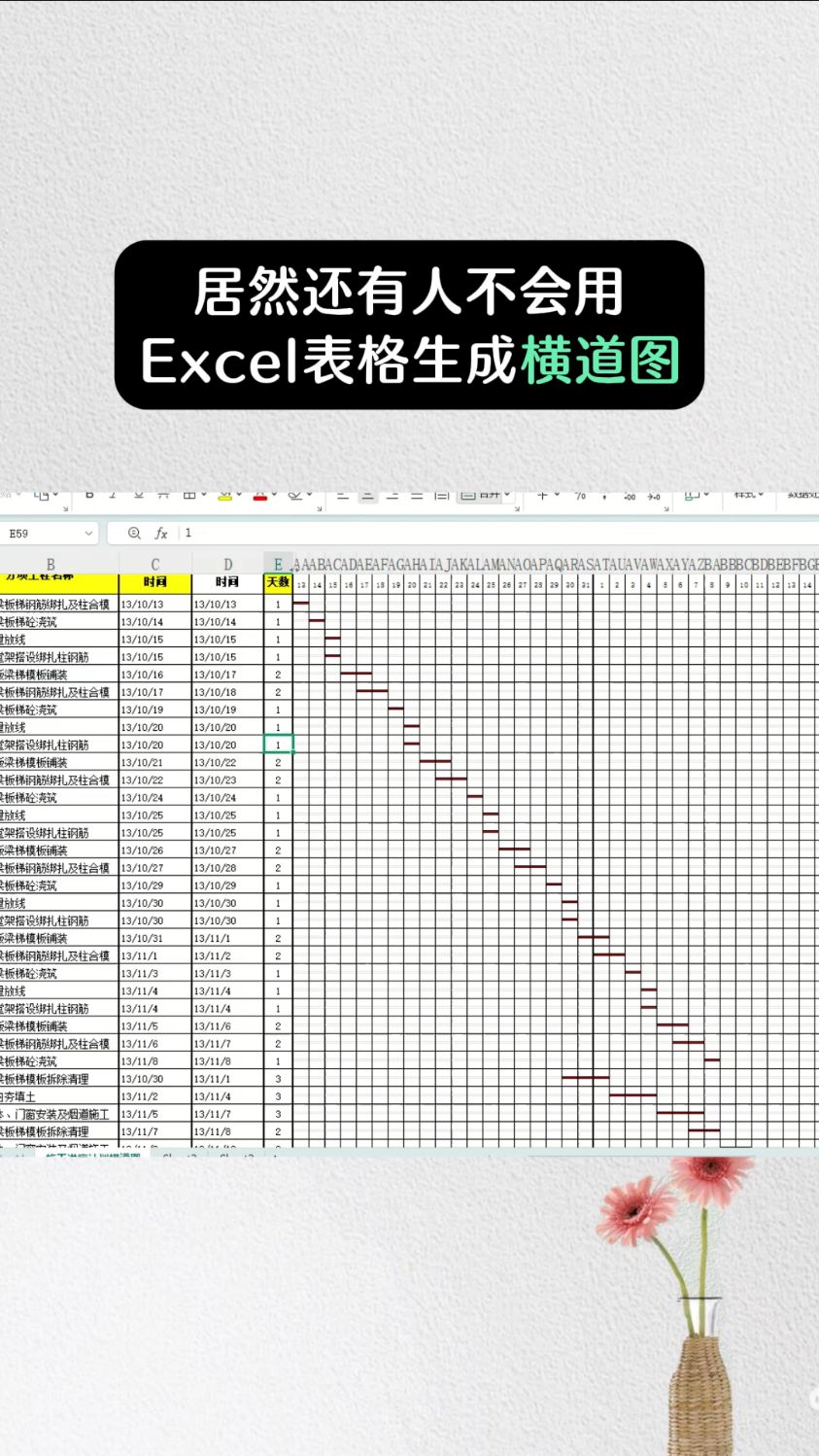 excel表格生成条状图