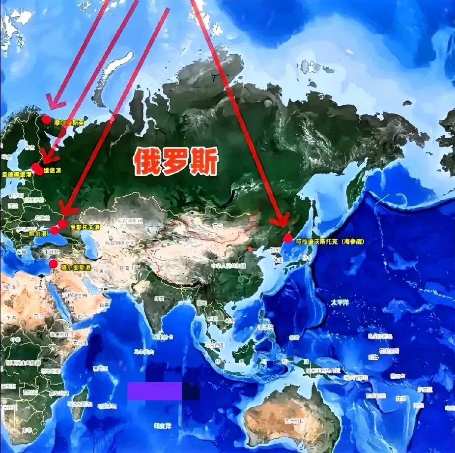 俄罗斯:7个港口全部被封,不是冰,就是北约!