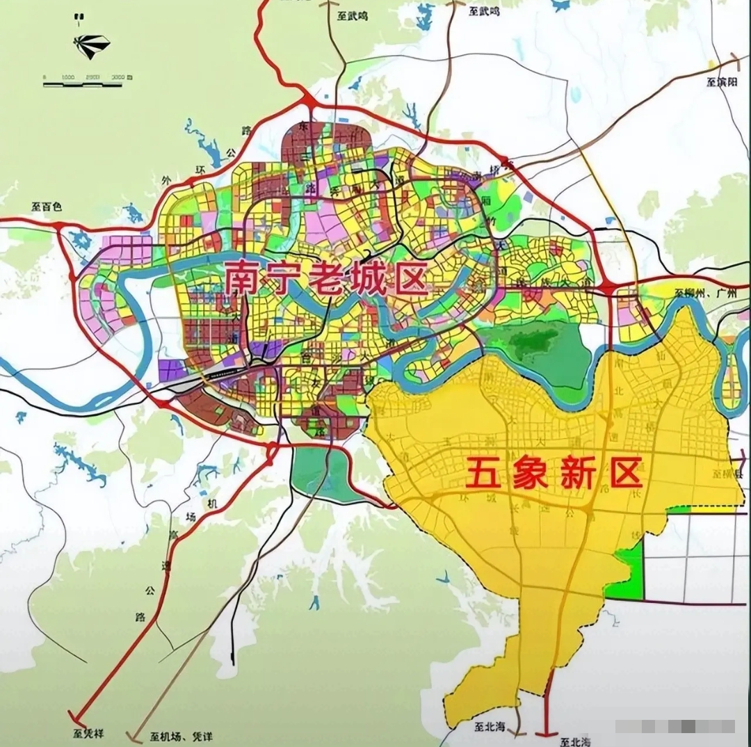 西乡塘区人口众多且经济发展良好,显示出南宁的发展潜力