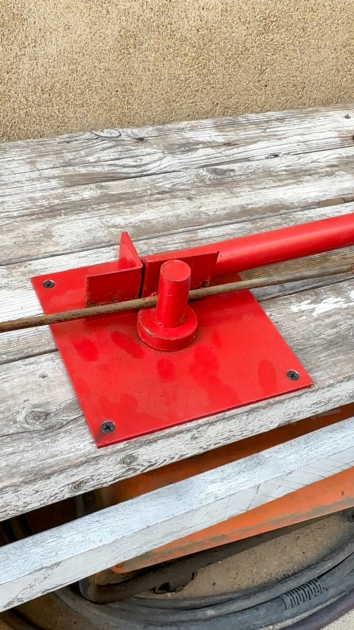 新型手动钢筋折弯器