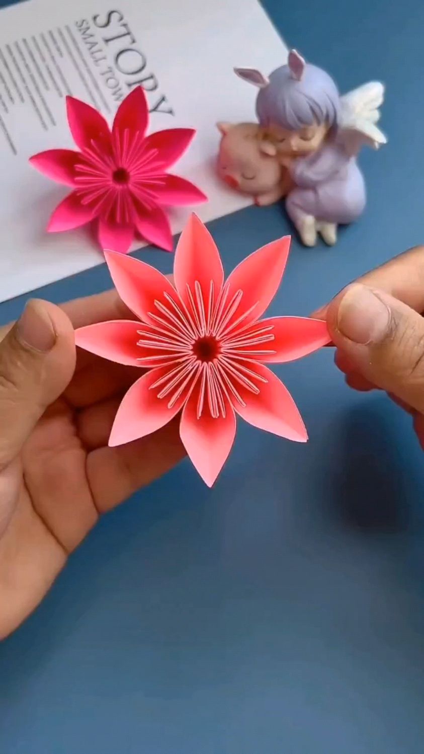 手工折花朵,喜欢的收藏学习吧