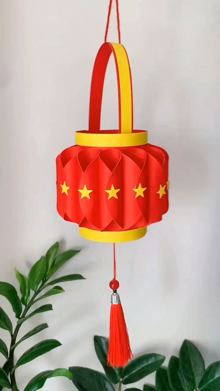 纯手工折灯笼,喜欢的收藏