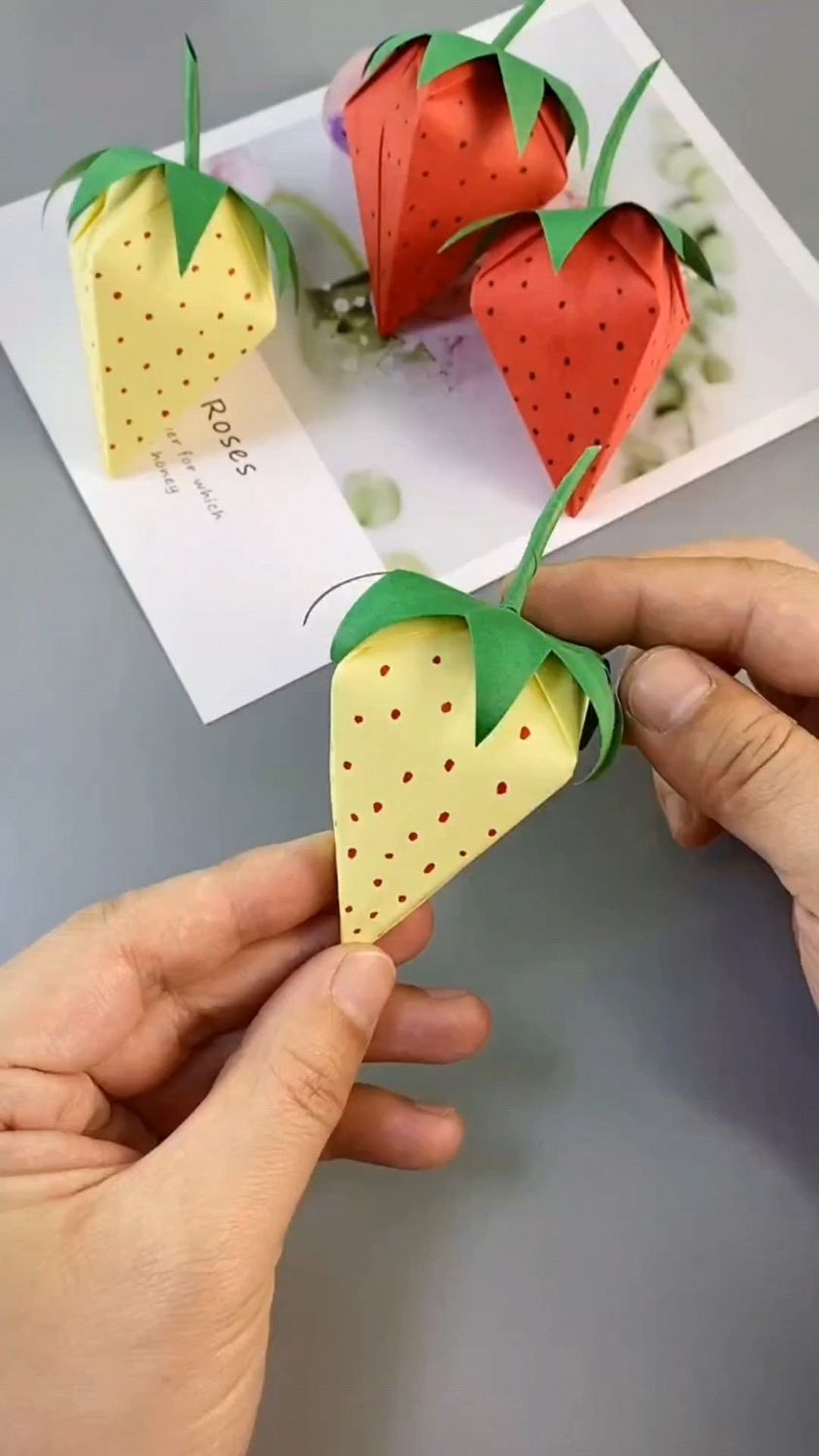 草莓手工,简单易学