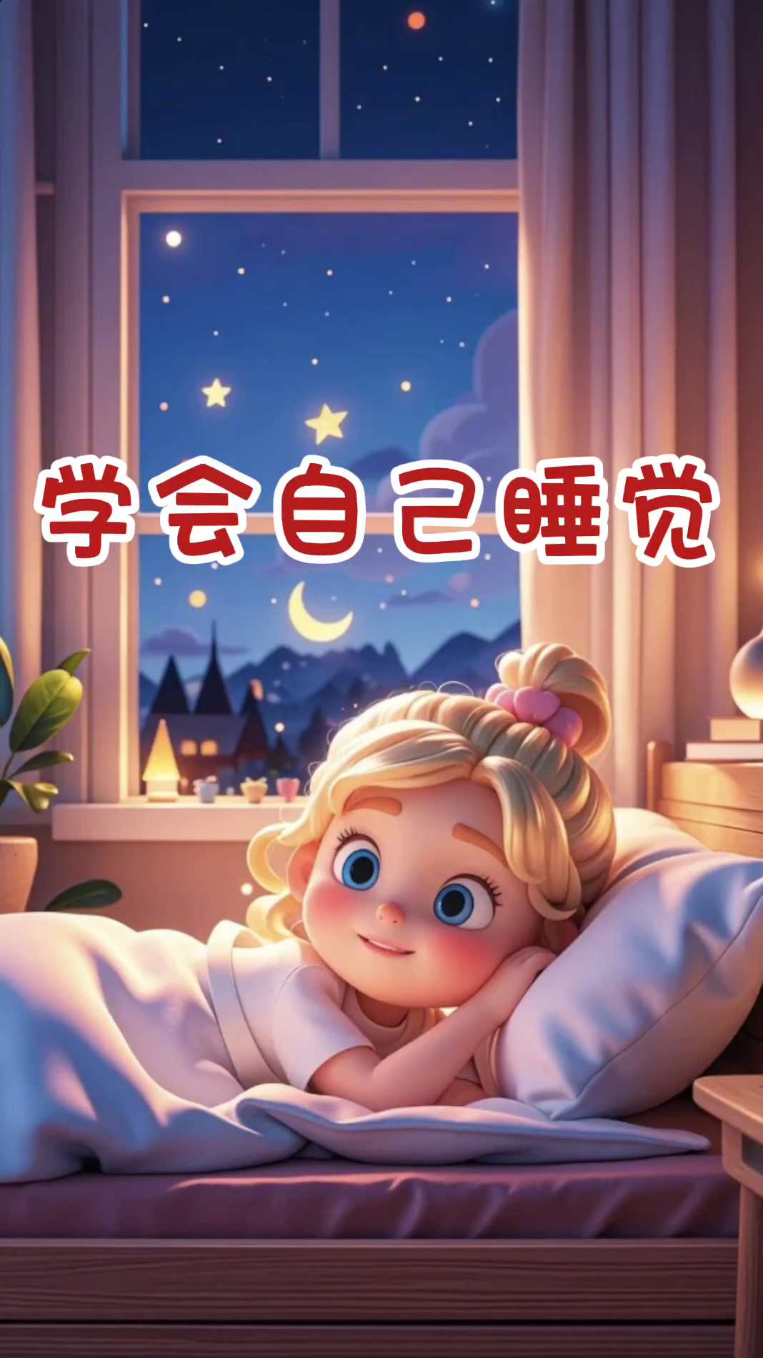 儿童睡前故事《学会自己睡觉》