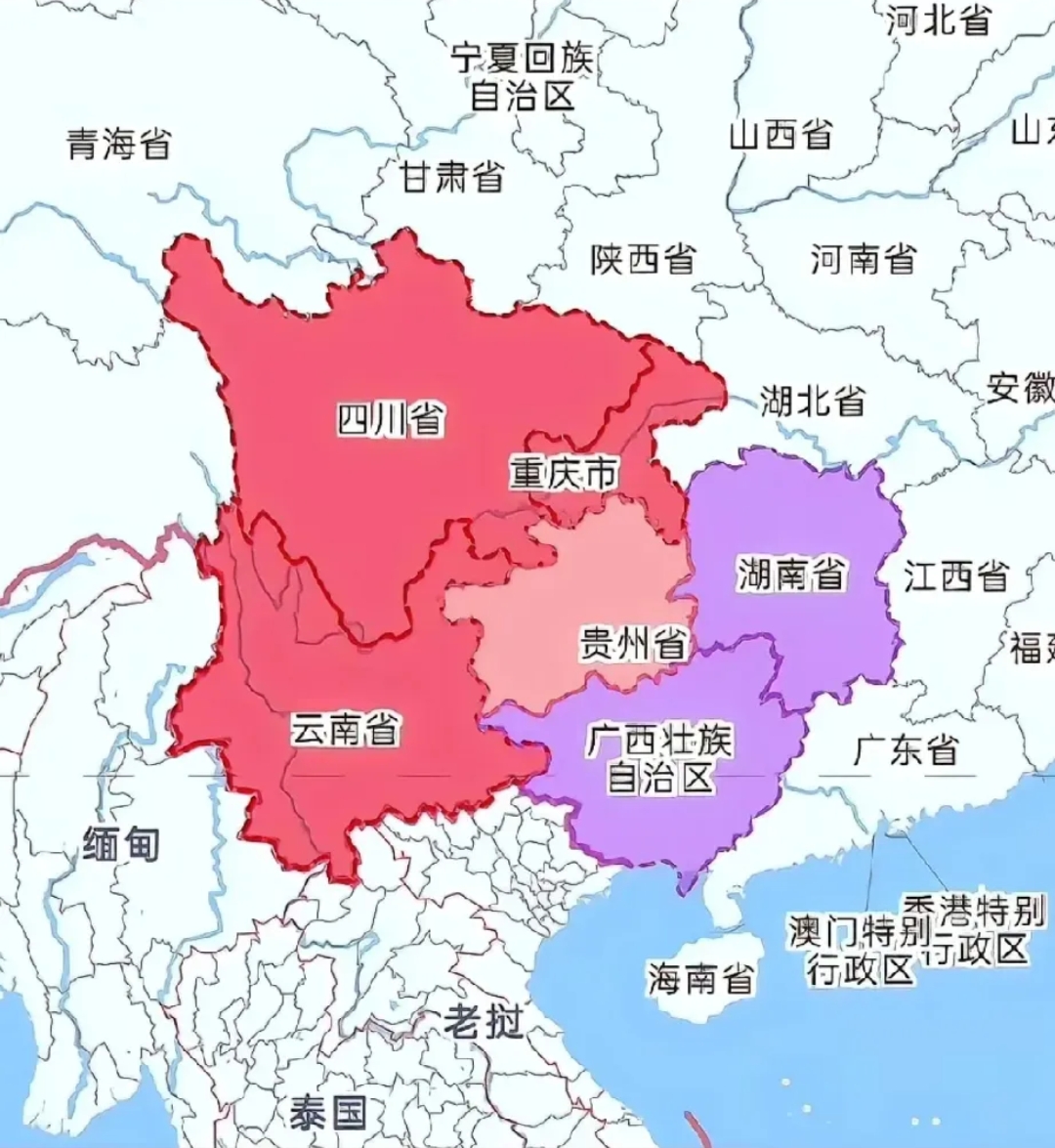 四川与贵州接壤的地图图片