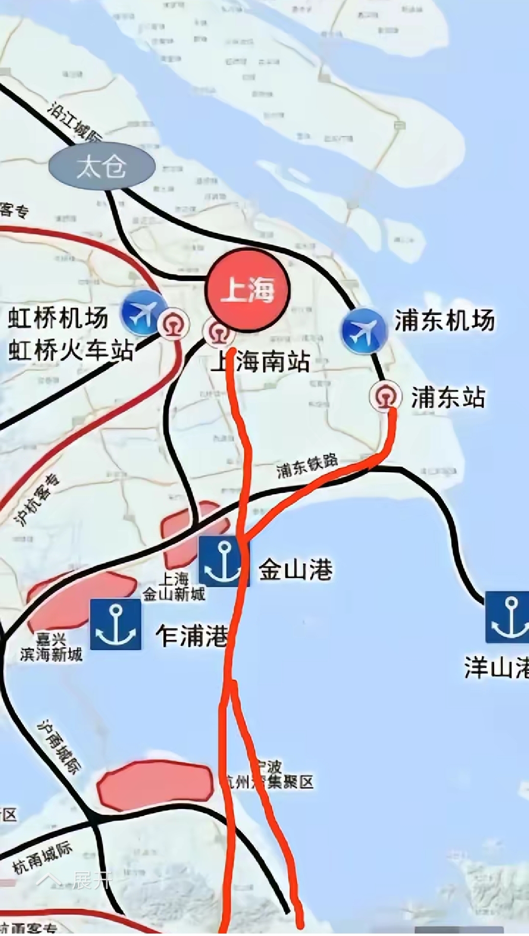 沪绍金城际铁路地图图片