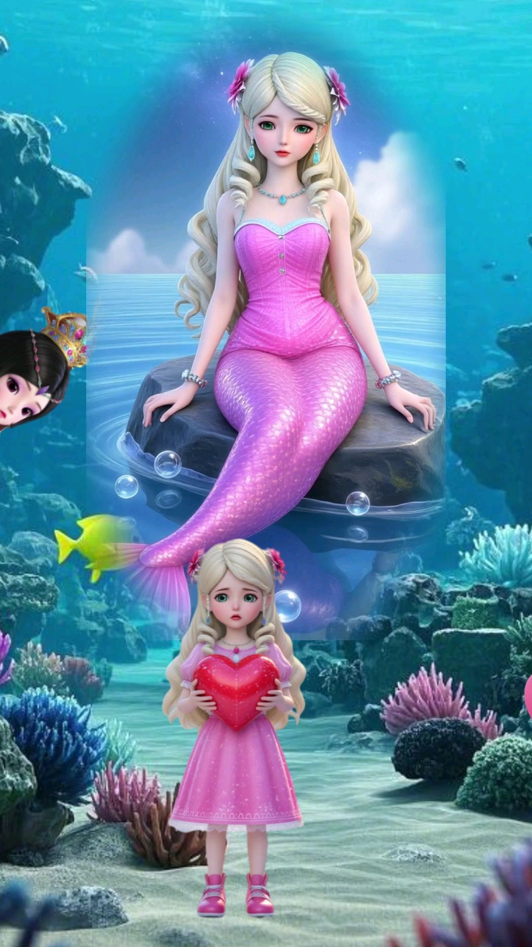 叶罗丽仙子们都变成美人鱼了