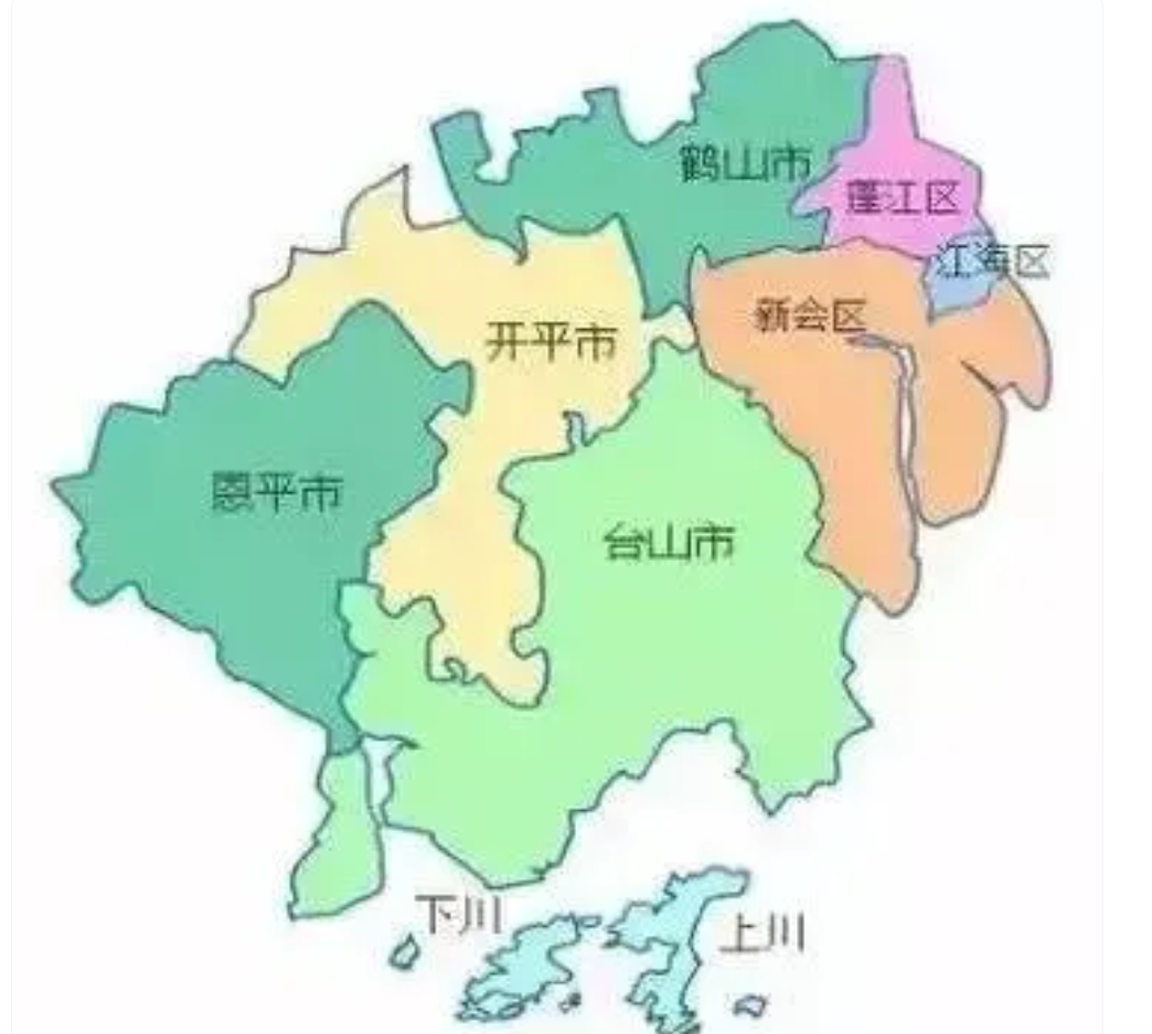 江门地图五邑图片