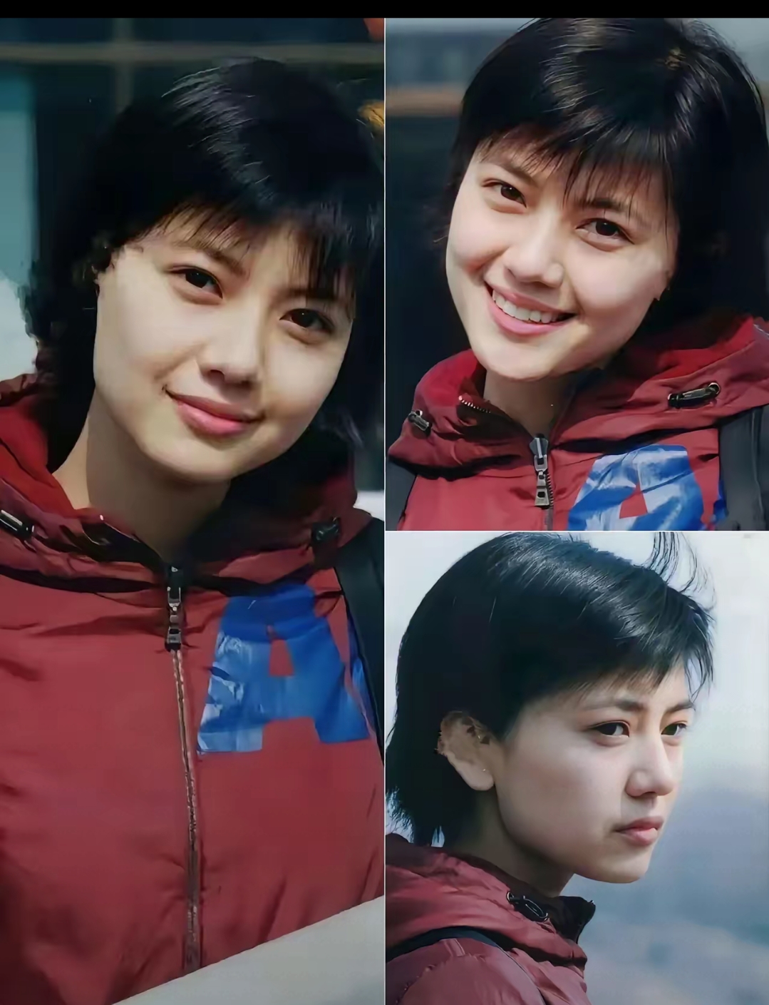 这是高圆圆高中时期的照片.据说那时有十个班的男生都在追求她