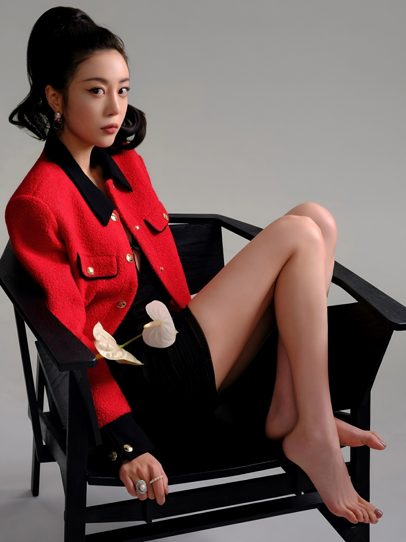 李溪芮时尚写真美腿精选组图