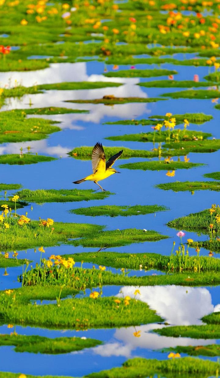 草长莺飞的时节,大地仿若一幅色彩斑斓的画卷