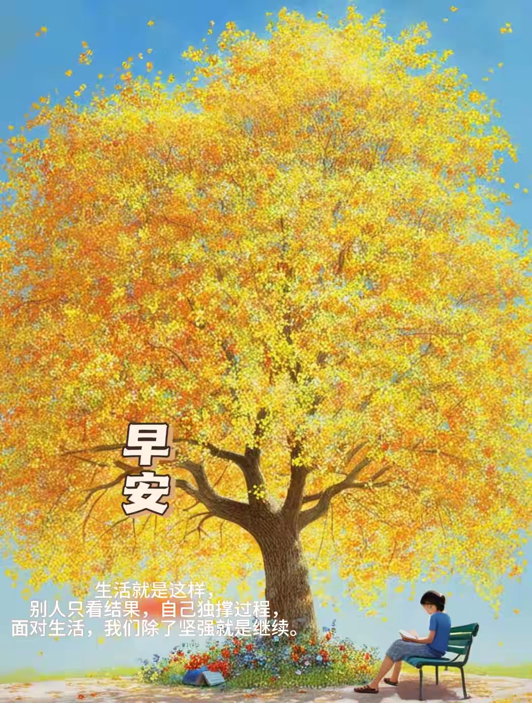 林徽因  早安!亲爱的朋友们!  晚秋虽带着些许萧瑟