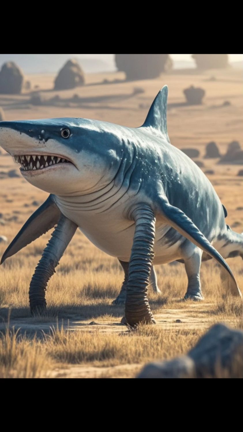 长脚可以在地上跑的鲨鱼