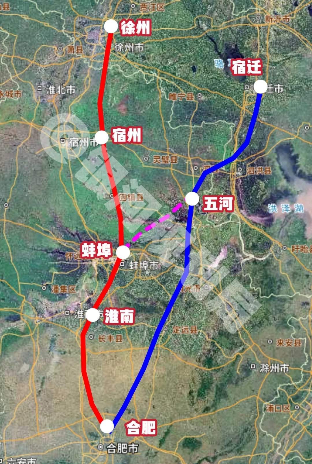最早就提出了合青高铁,只不过早期的合青高铁只到新沂,即合新高铁