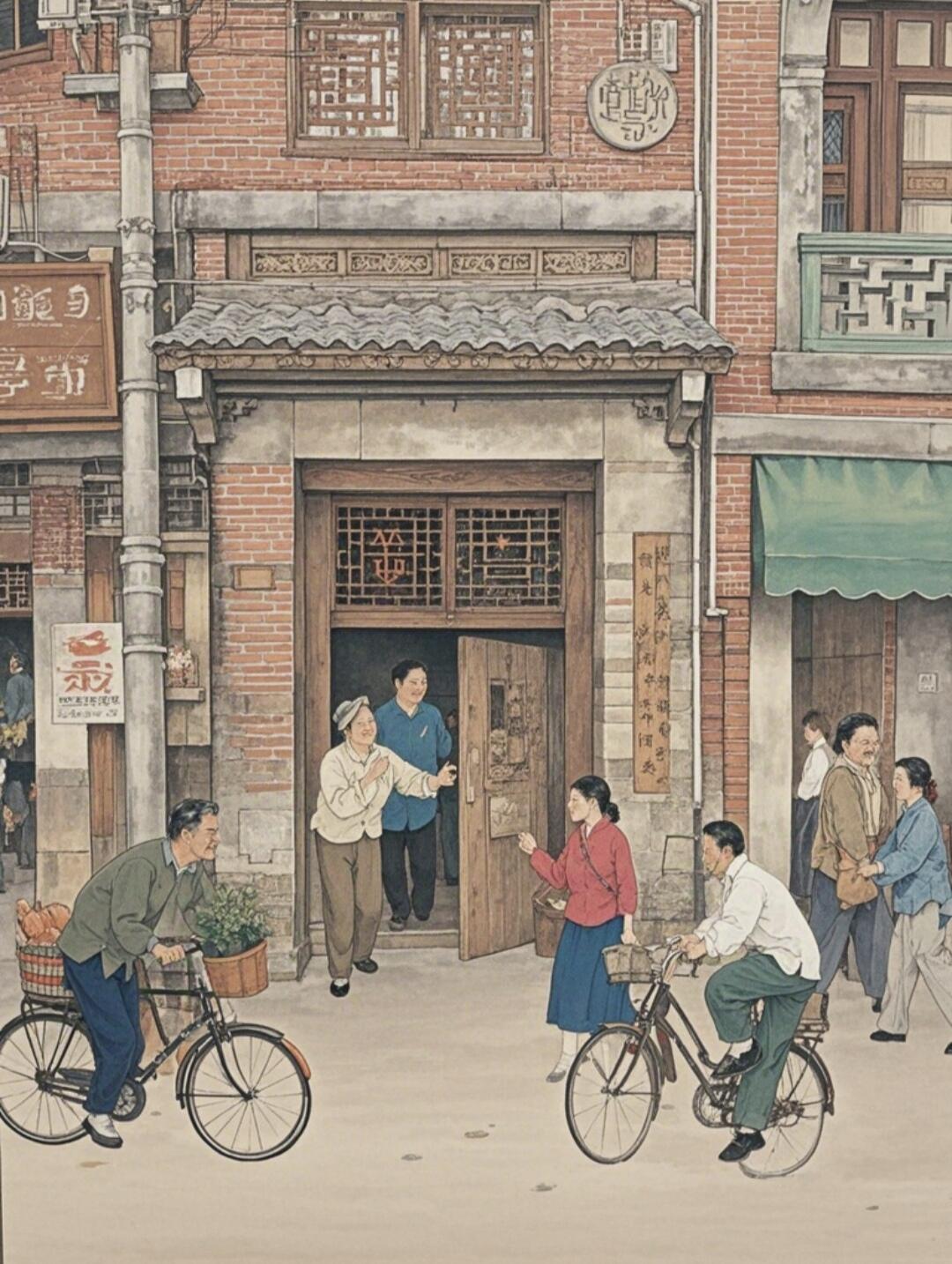 时代在变化人的压力越来韵蚪  邵文君画家三十年代周旋的街边画民国