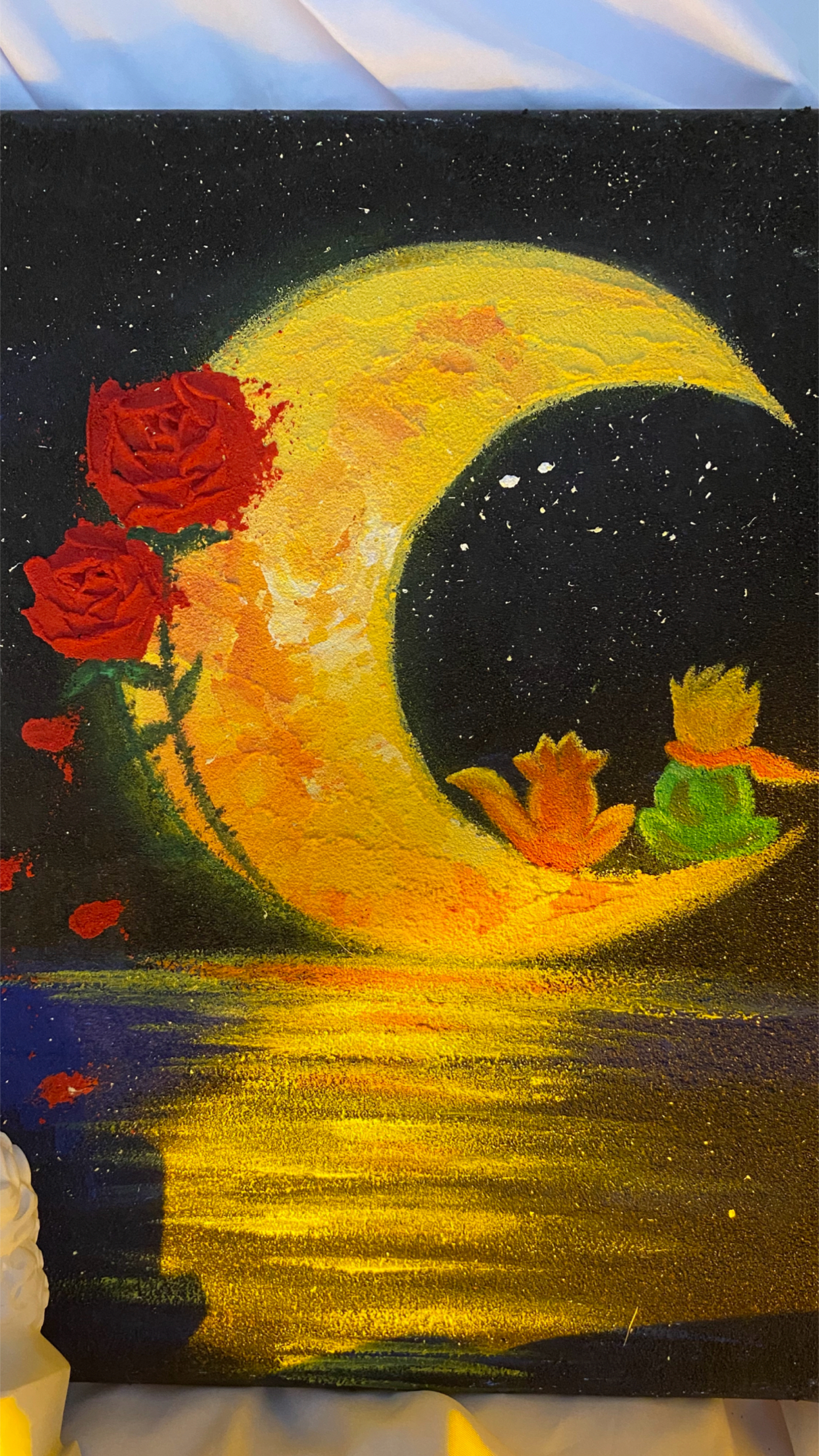 视频教程|沉浸式肌理画|《小王子》