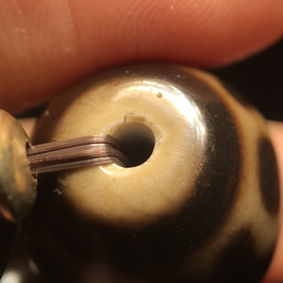 洛龟甲莲花天珠