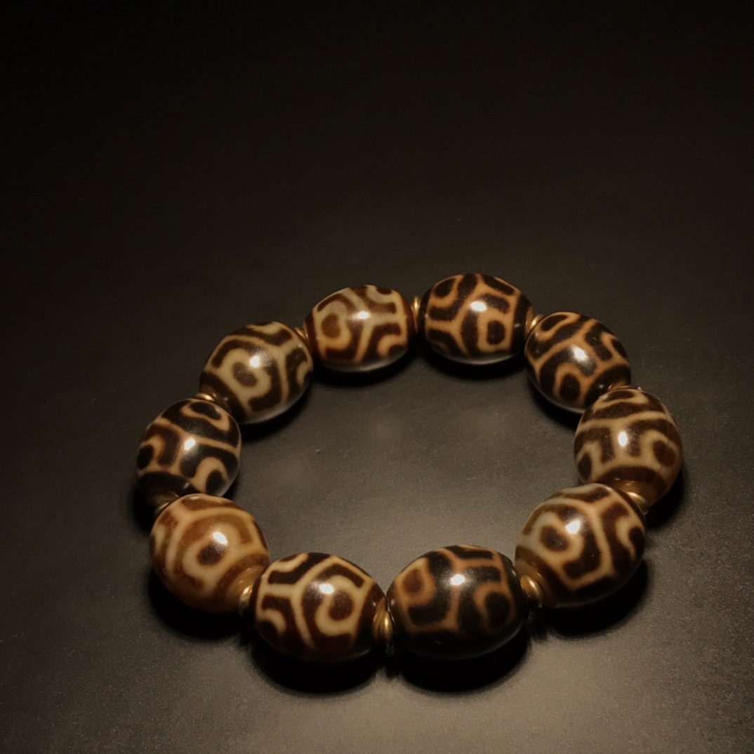 洛龟甲莲花天珠