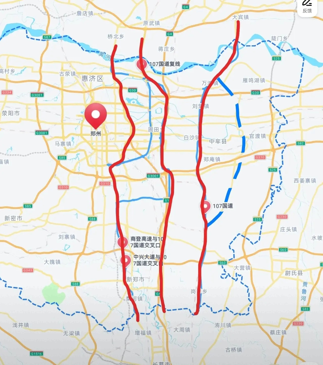 汨罗107国道改道线路图图片