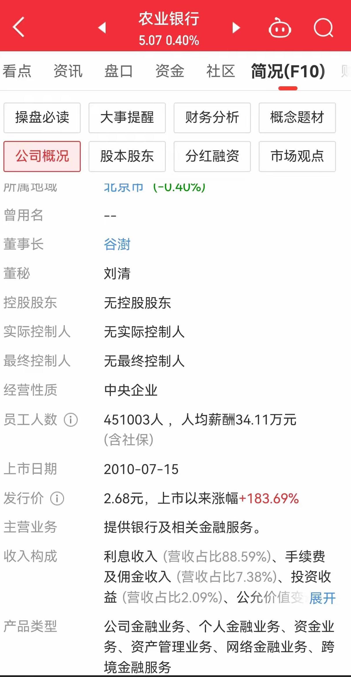 就说涨跌和分红这事儿四大行的分红相当稳,年利率基本在4%到6%