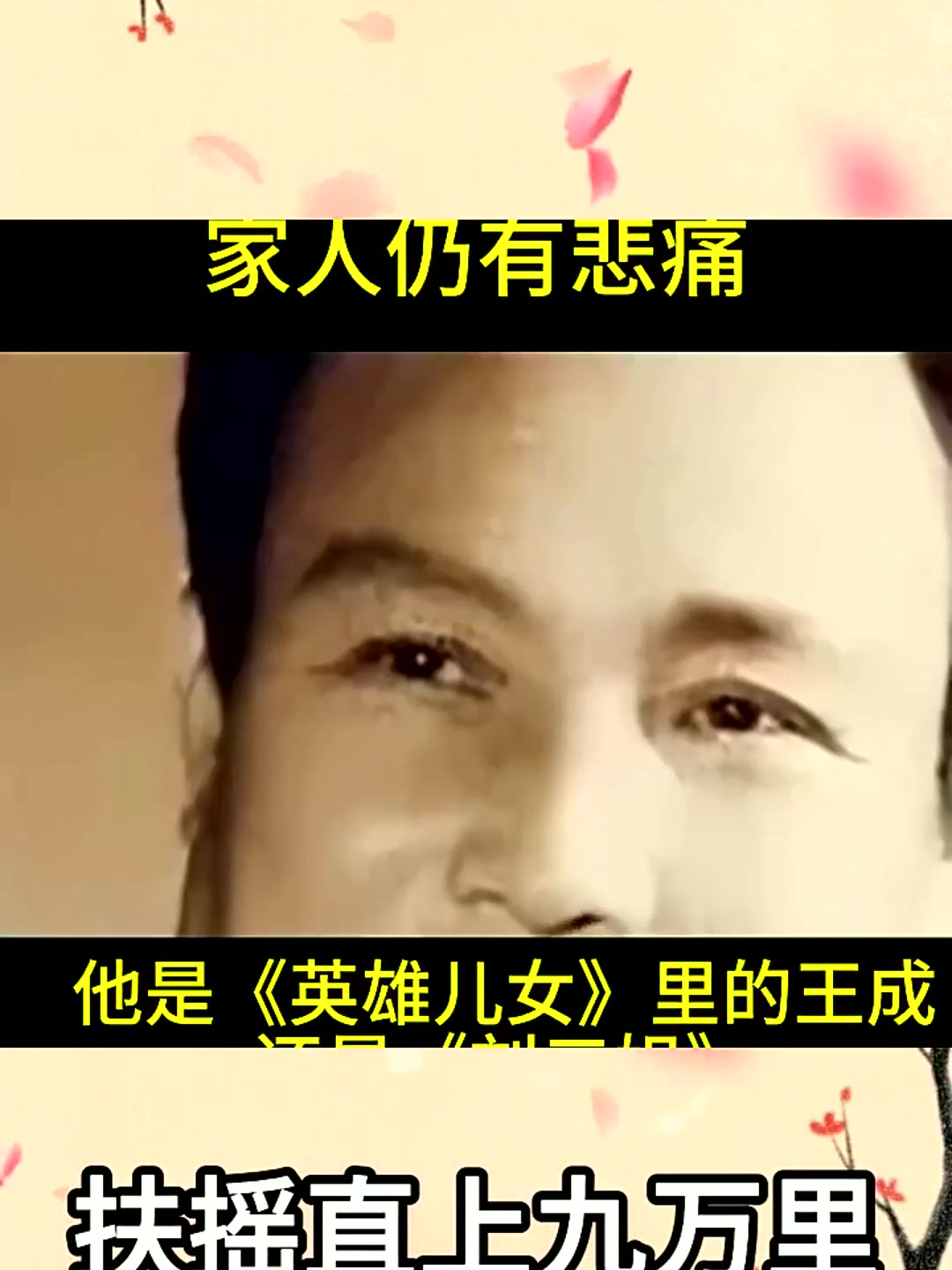 王成的扮演者刘世龙