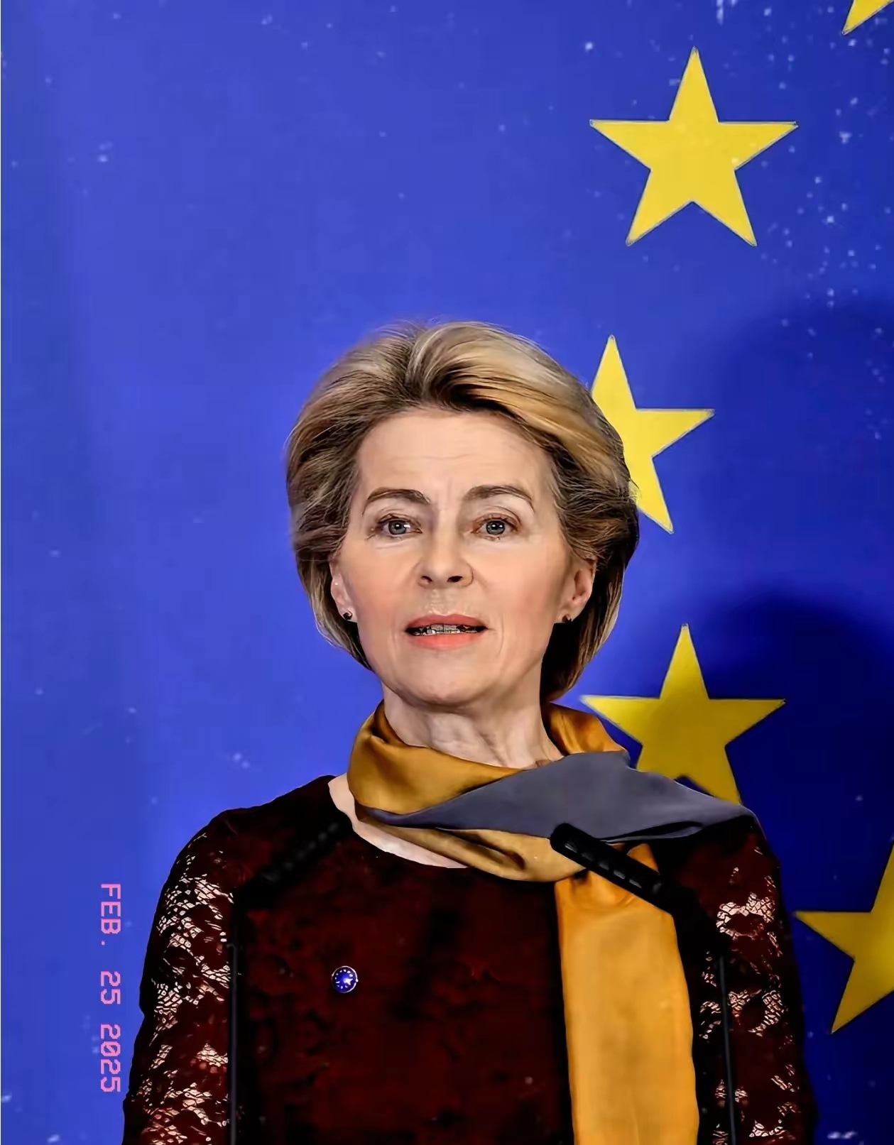 欧盟的乌尔苏拉·冯德莱恩现身基辅声称制裁已狠狠冲击俄罗斯经济