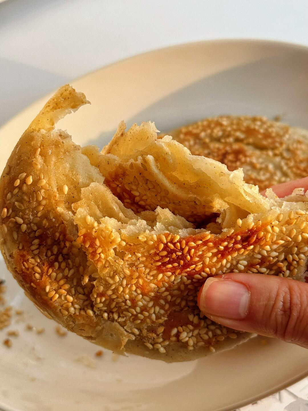 这个椒盐烧饼简直是烧饼界的天花板