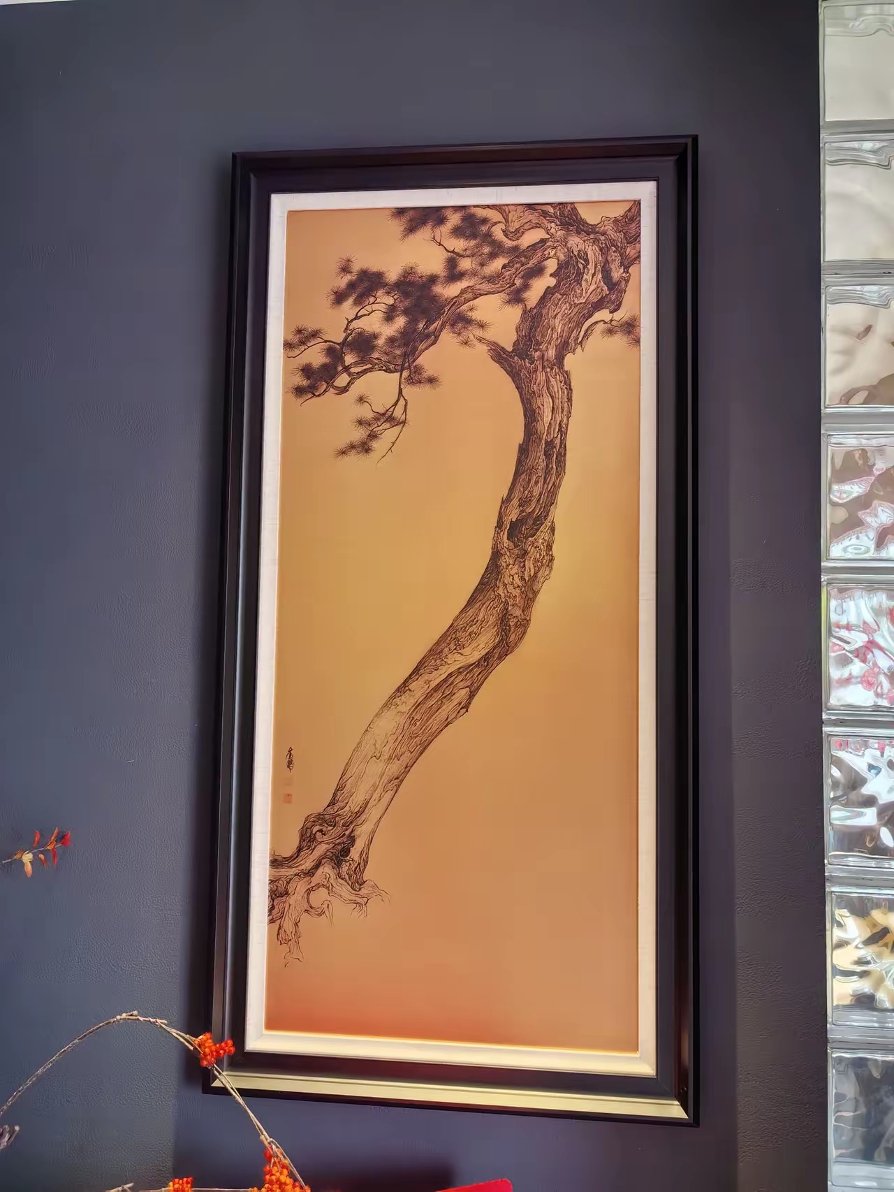 治美 画唐大柱作品中央工艺美术学院环境艺术设计陈锋石栋装饰画原图