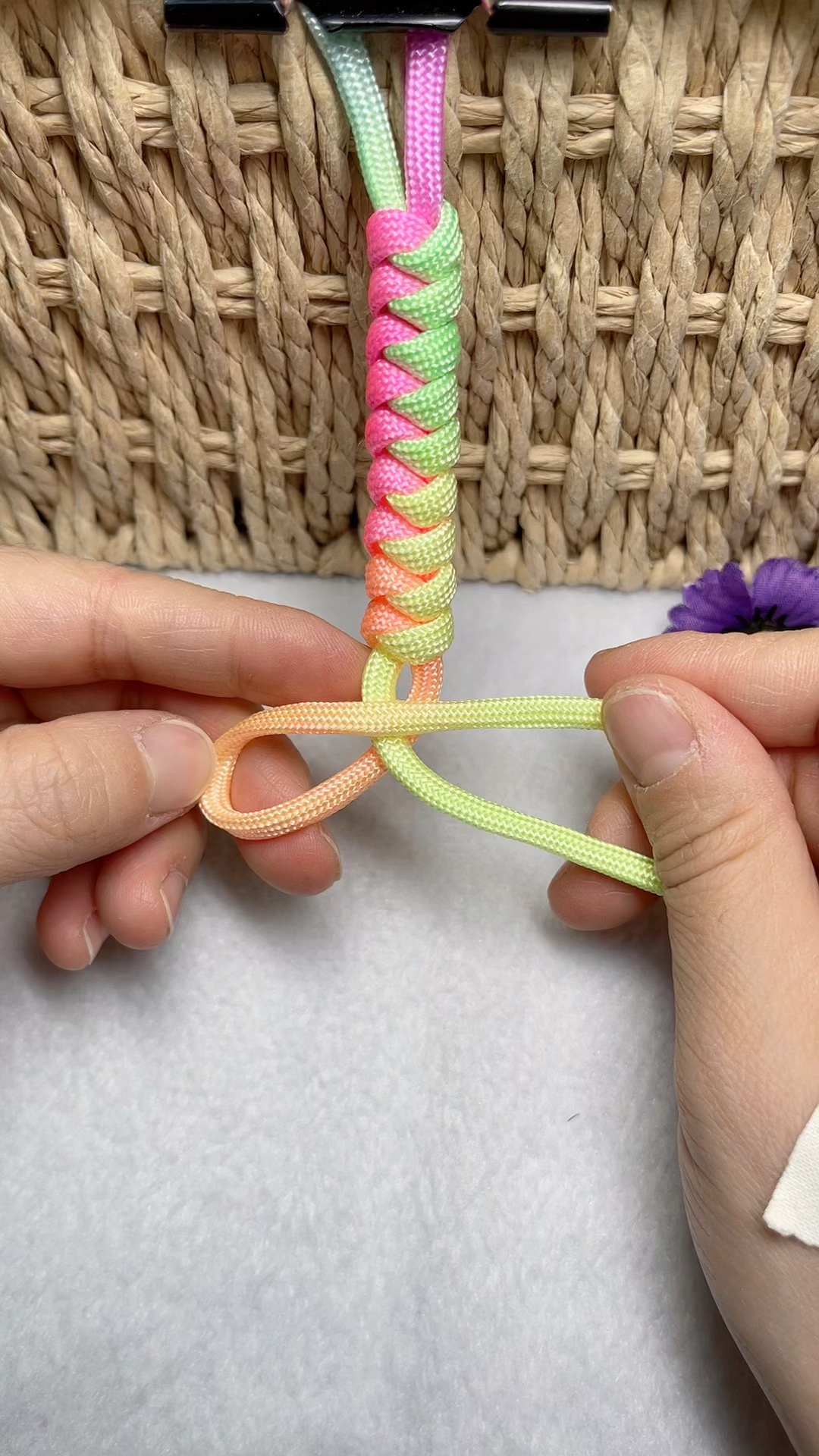 慢动作蛇结编法