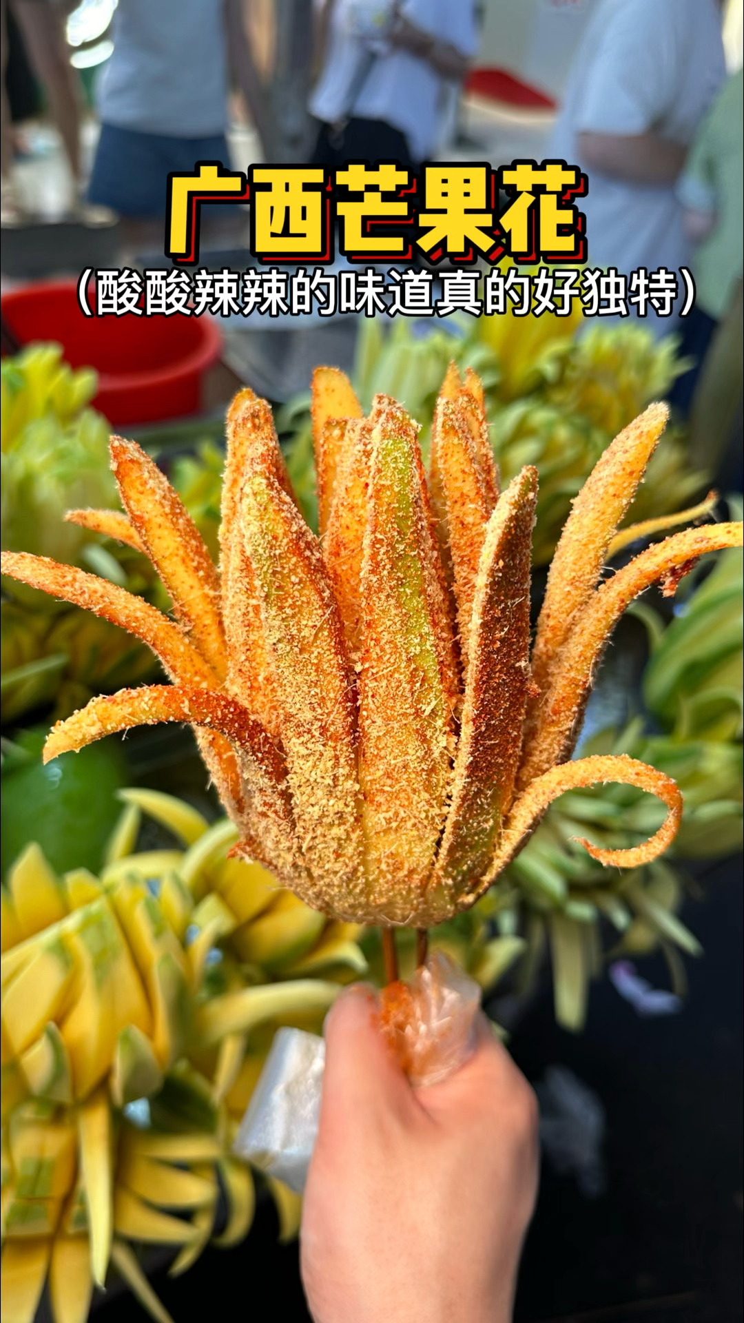 柳州街头芒果花