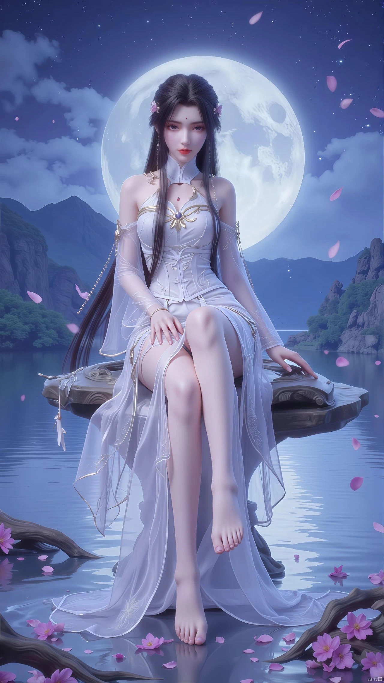 月婵仙子|玉足大长腿谁不爱呢