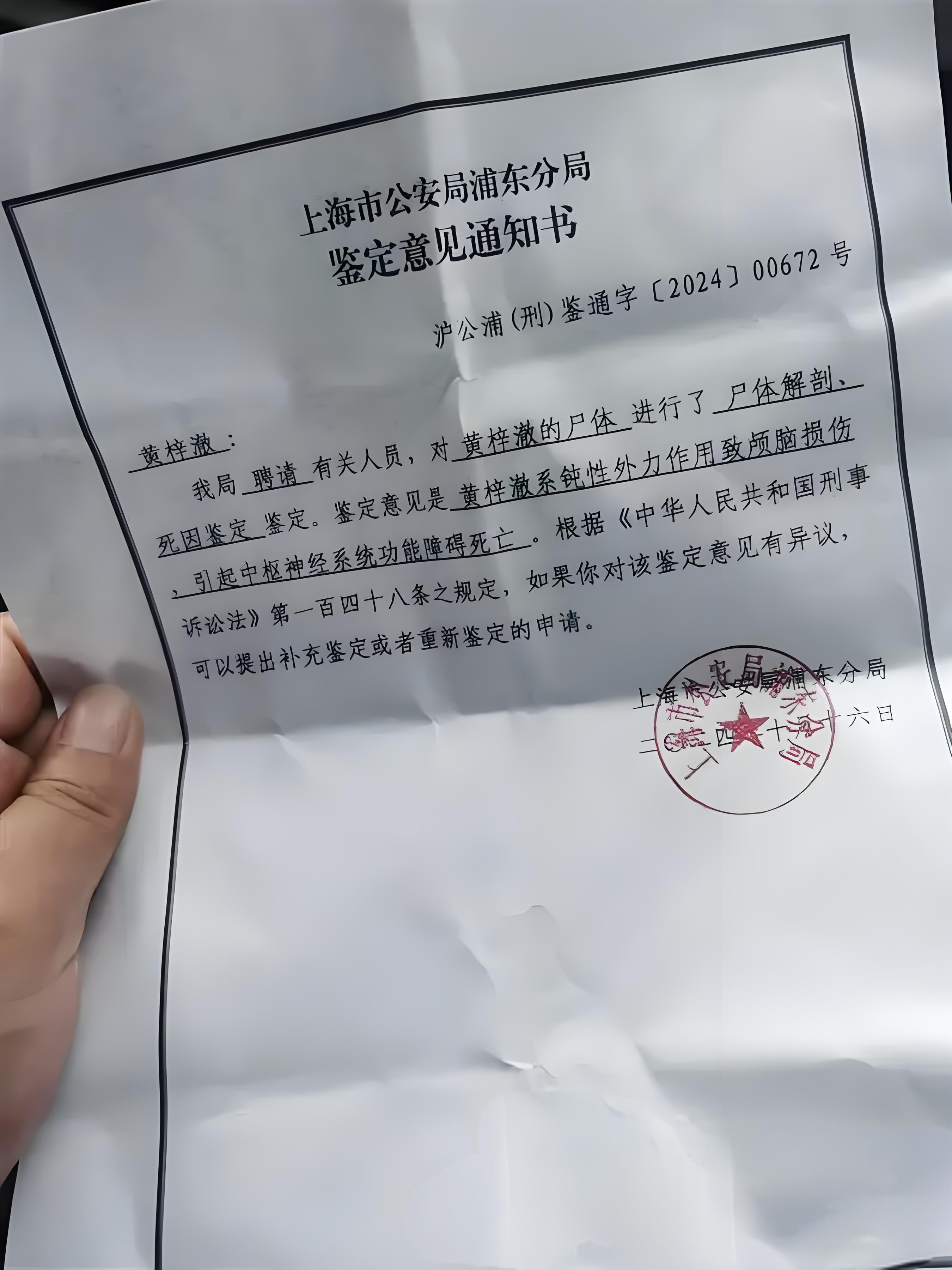 父女友之手,生父"蒙在鼓里"说法遭质疑