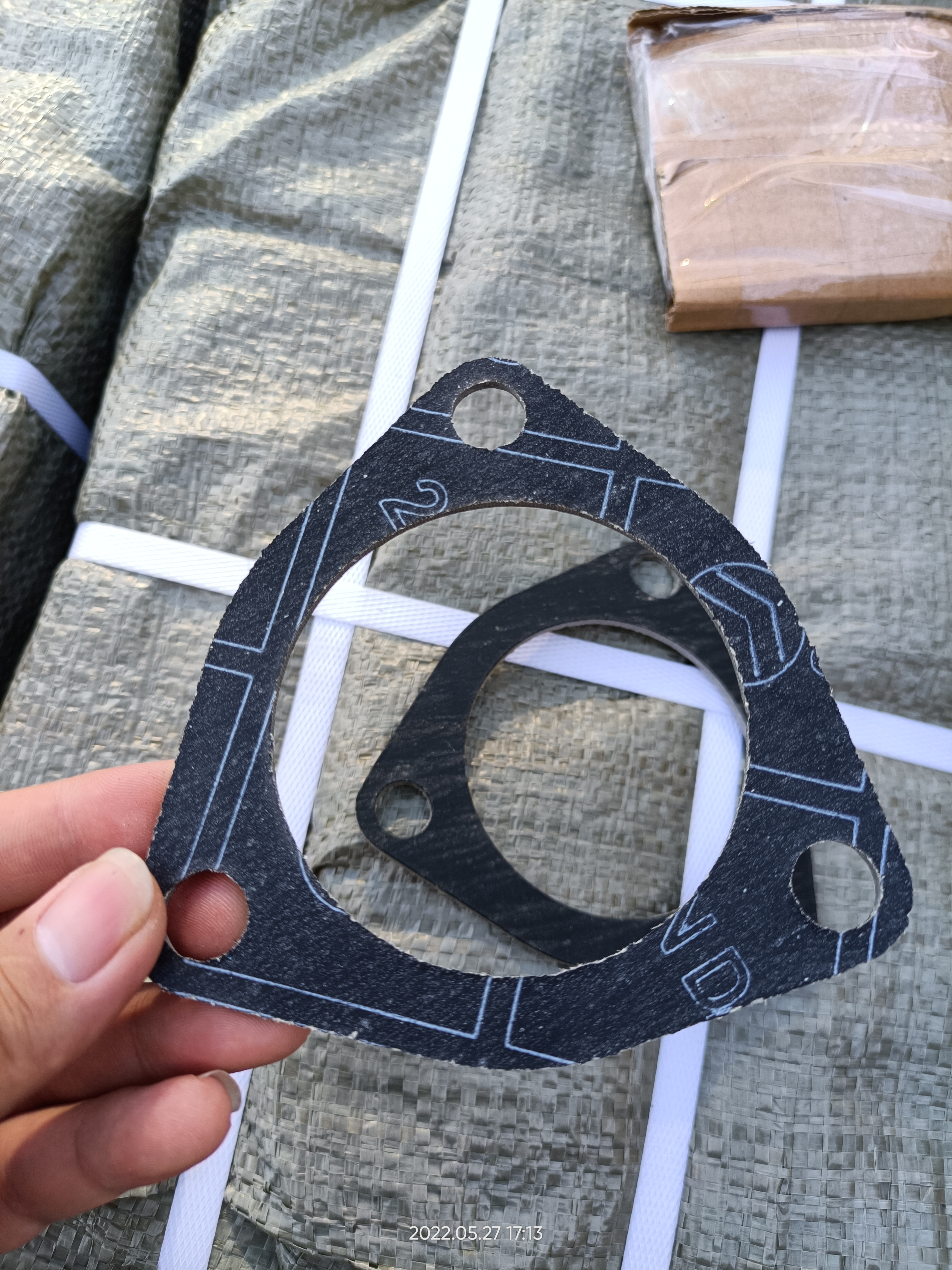 石墨复合垫高温金属柔性石墨密封垫片金属缠绕垫金属波齿形垫片