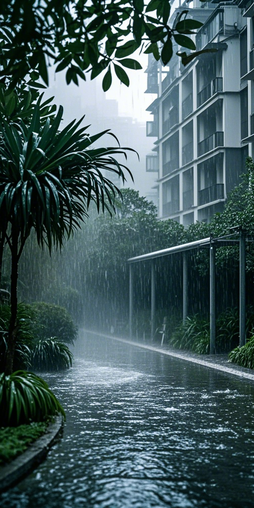 小王到女友家 晚上临走时下起大雨 女友劝他留过夜