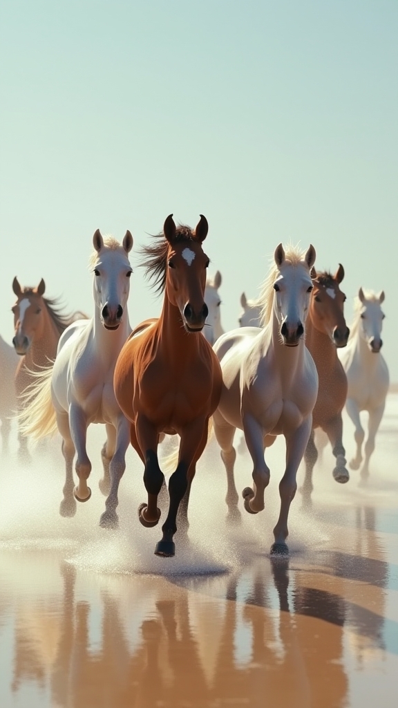 骏马奔腾,龙马精神; 马到成功,好运连连