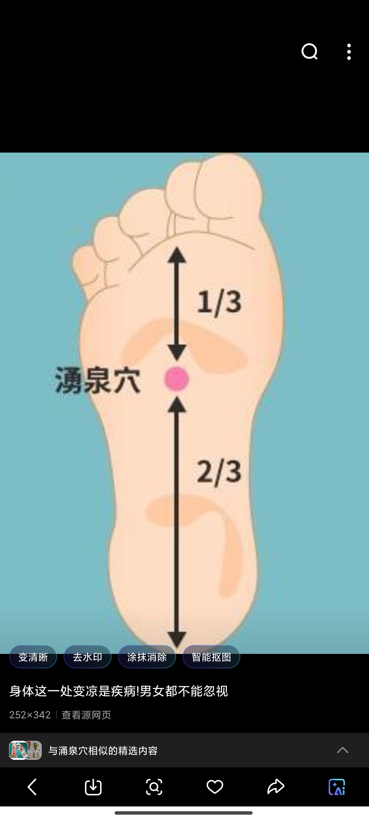 探秘涌泉穴:人体的神奇开关   在人体经络穴位的奇妙