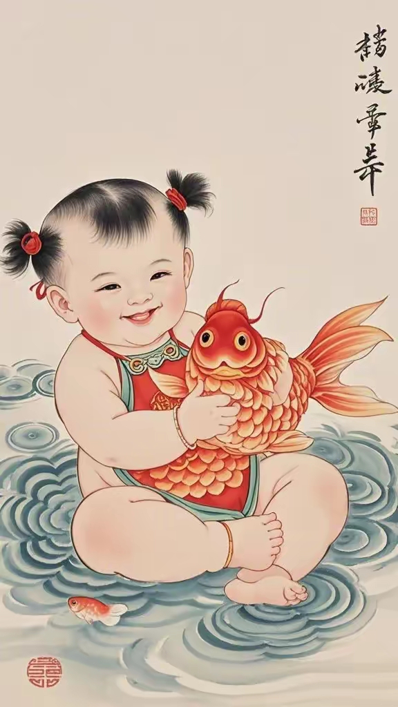 【年画】吉祥如意