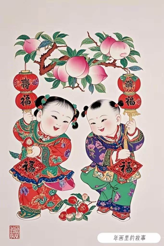 【年画】福娃送祝福