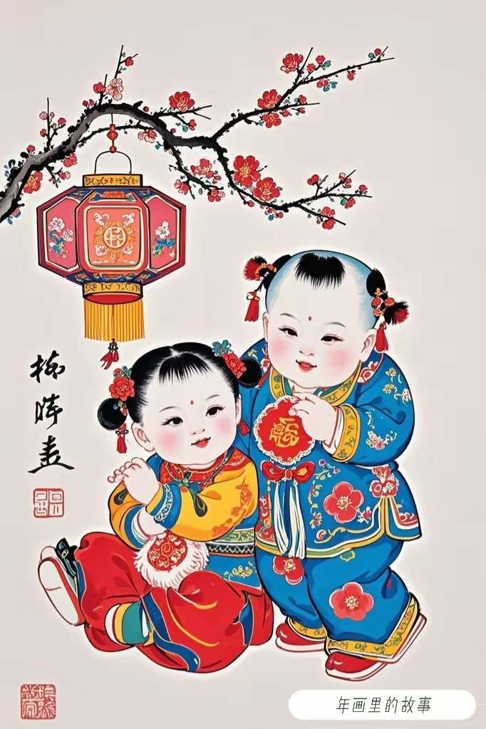 【年画】福娃送祝福