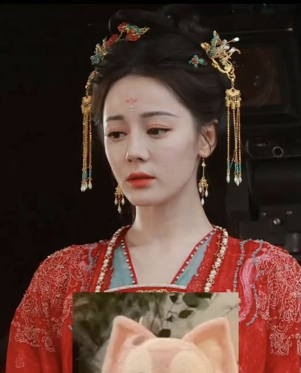 有网友说热巴的古装脸越来越恐怖,越来越像教导主任了!