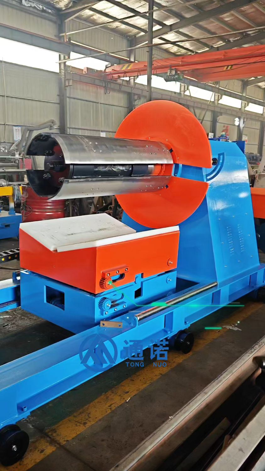 全自动钢卷开卷机上料架设备,钢卷放卷机上料机器设备生产厂家