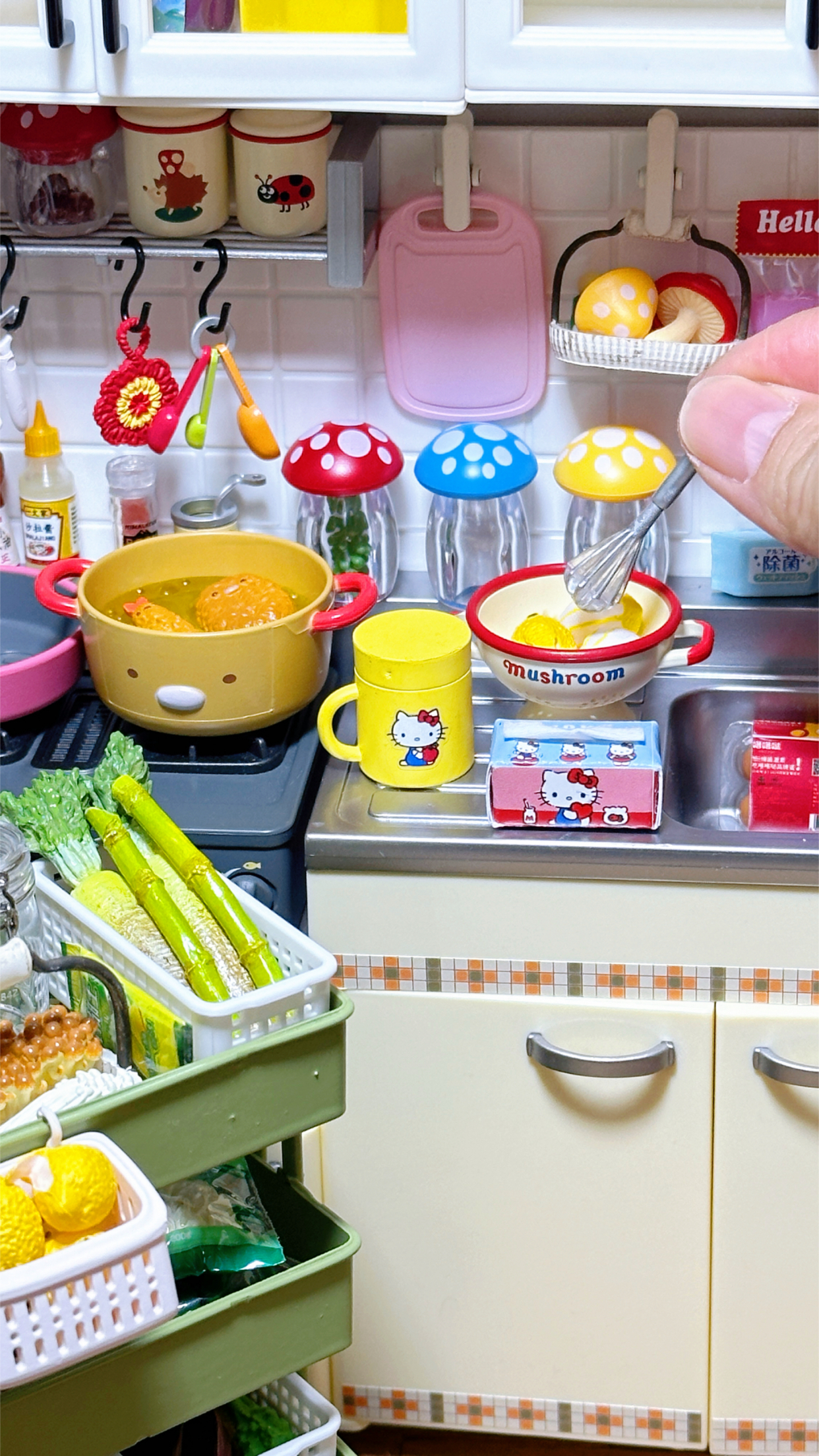 沉浸式收纳微缩迷你厨房,解压版