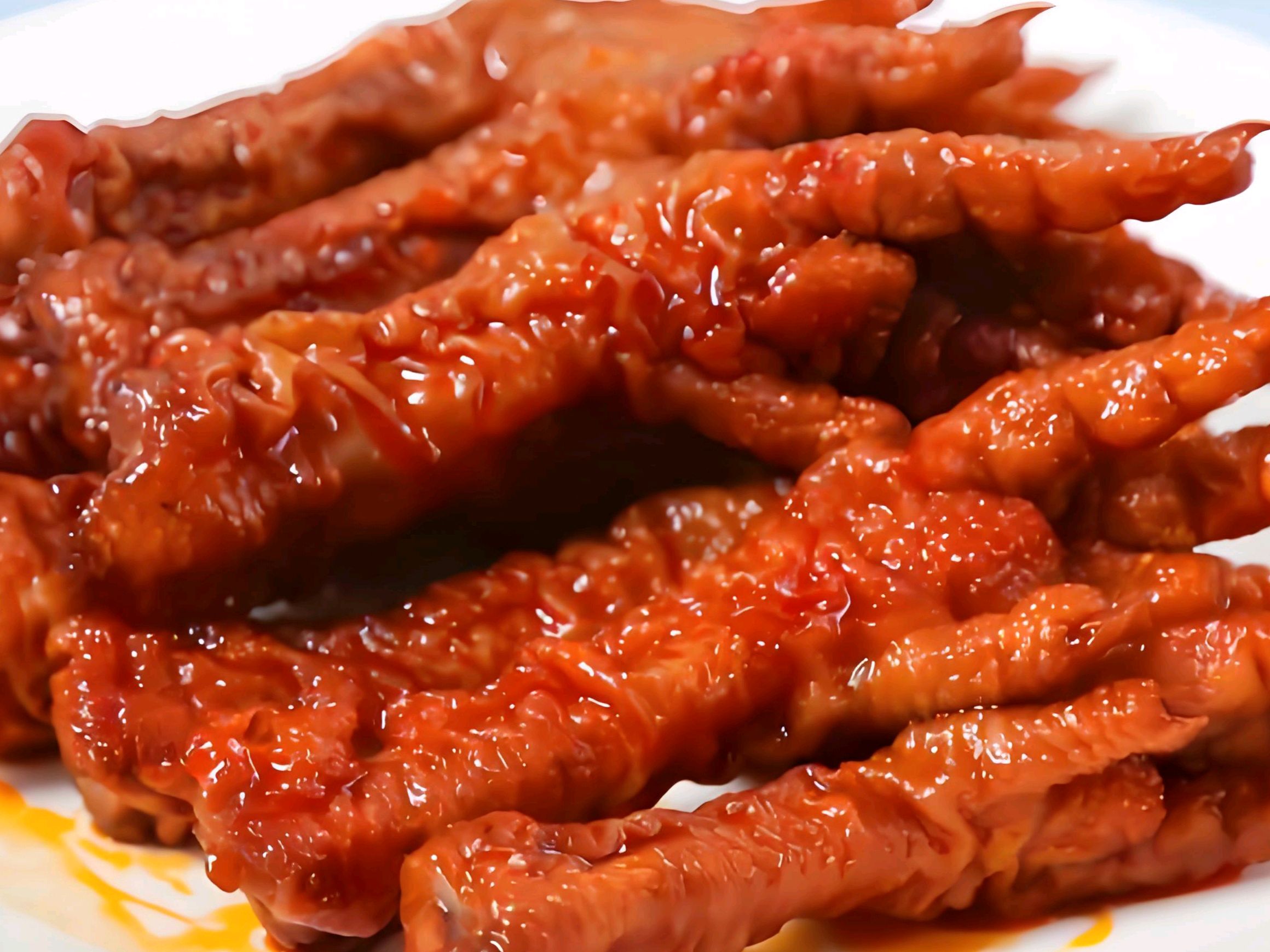 香酥可口的健康美味虎皮鸡爪,轻松自制