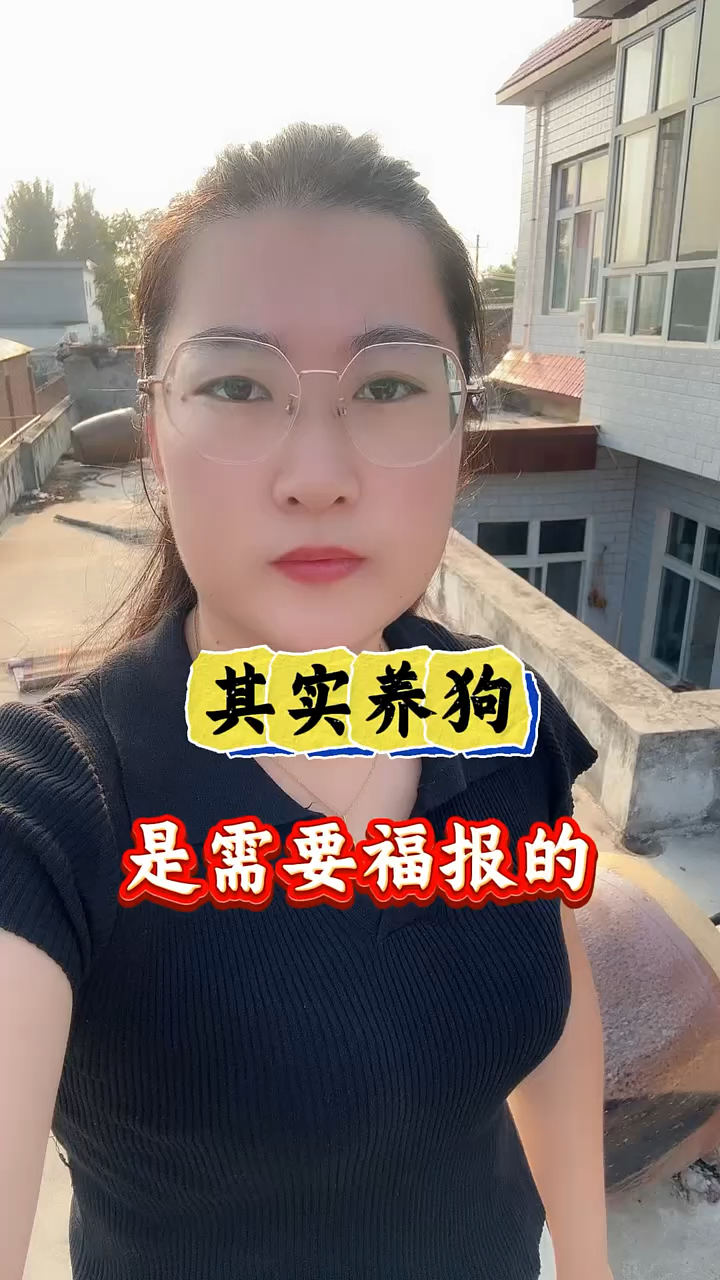 养狗的福报图片