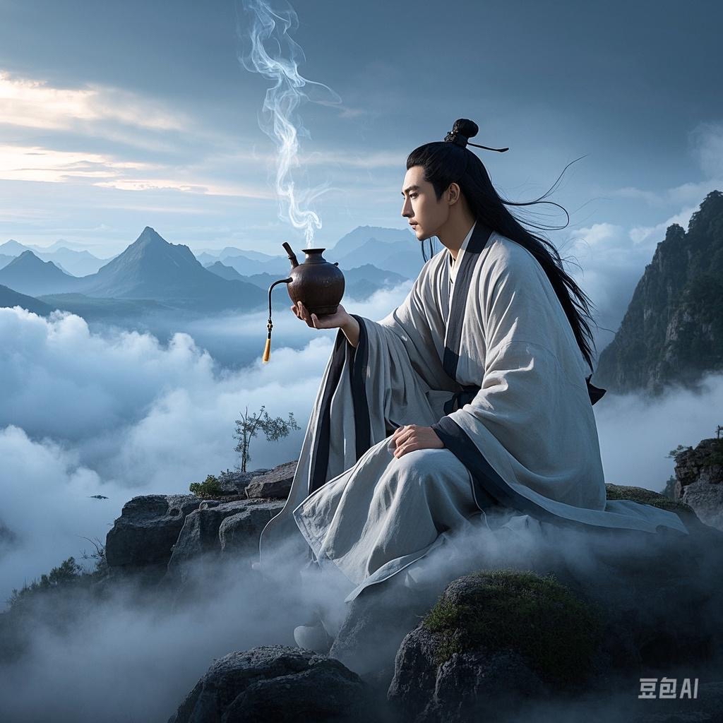 坐在山巅,看云卷云舒,看花开花落,看那自由的风,品那千年的佳酿